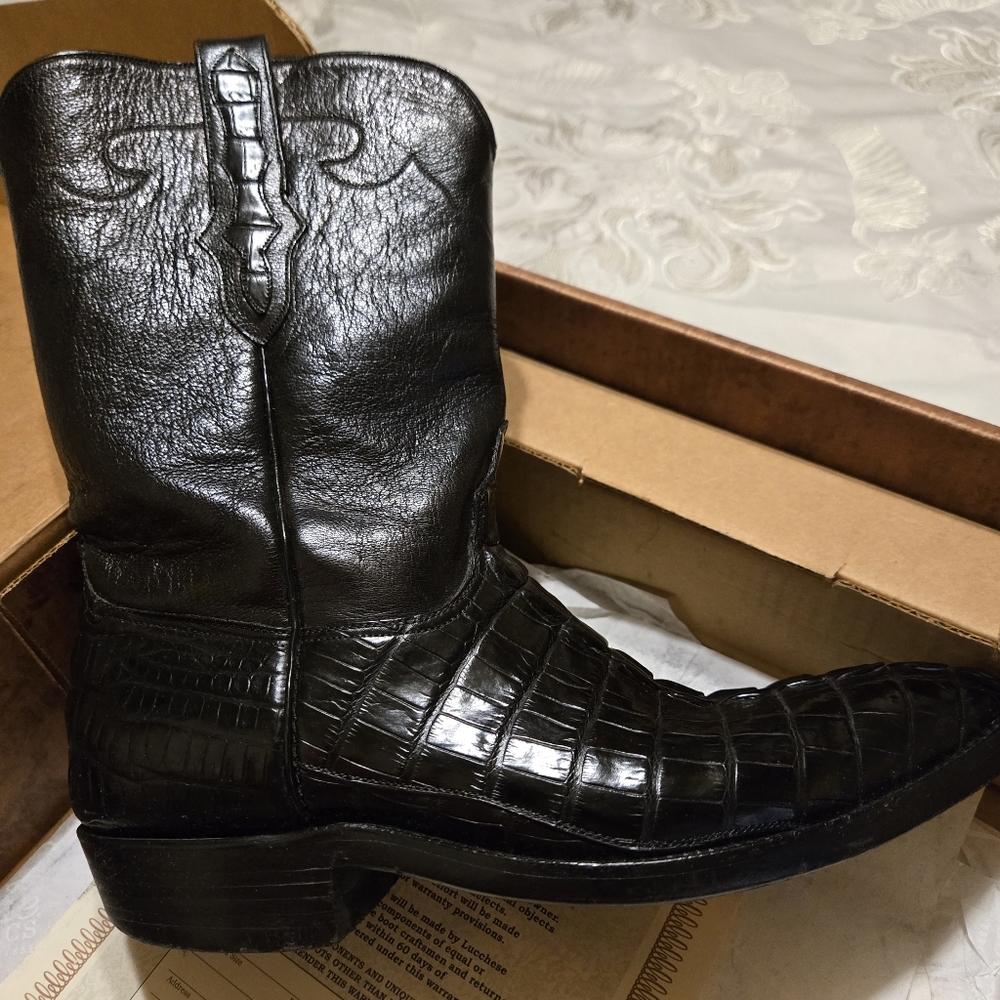 Bkack Jack Men Cowboy Boots - Picture 6 of 7
